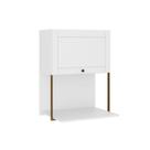 Armário Aéreo Cozinha Modulado Bella 2605 c/ 1 Porta 60cm Branco - Carraro