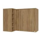 Armário Aéreo Cozinha Modulado Canto Reto Botanic M636 c/ 1 Porta Nogueira - Kappesberg