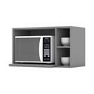 Armário Aéreo Cozinha Modulado Essência para Micro-ondas Cinza - Henn