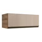 Armário Aéreo Cozinha Modulado Maxxi G770 1 Porta Basculante c/ Vidro Nogal - Kappesberg
