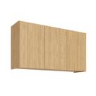 Armário Aéreo Cozinha Modulado Rebeca c/ 3 Portas 120cm Mel - Movelbento