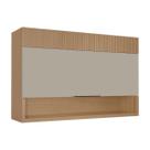 Armário Aéreo Cozinha Nesher Realeza 1 Porta 120cm Carvalho/Greice