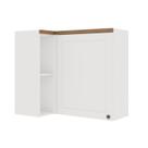 Armário Aéreo de Canto 1 Porta 100% MDF Iluminata Armário Aéreo de Canto 1 Porta 100% MDF Iluminata