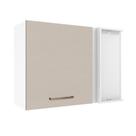 Armário Aéreo De Canto 1 Porta Agata Madesa Branco/crema Armário Aéreo De Canto 1 Porta Agata Madesa Branco/crema