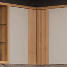 Armário Aéreo de Canto 3 Portas 100% MDF Allure Armário Aéreo de Canto 3 Portas 100% MDF Allure