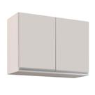 Armário Aéreo De Cozinha 02s Eva 80cm Branco