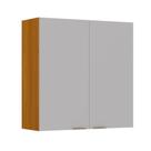 Armário Aéreo De Cozinha 100% Mdf 2 Portas 0,80m Lais Madeirado / Fendi