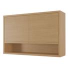 Armário Aéreo De Cozinha 1,20m 2 Portas E Nicho 100% Mdf Cléo Madeirado Nesher Madeirado Armário Aéreo De Cozinha 1,20m 2 Portas E Nicho 100% Mdf Cléo Madeirado Nesher Madeirado