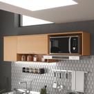 Armário Aéreo de Cozinha 190cm 2 Portas Alice Yescasa