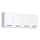 Armário Aéreo de Cozinha Aço 4 Portas Juno/Apolo 150 Cozimax Branco