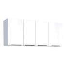 Armário Aéreo de Cozinha Aço 4 Portas Jupter 140 Cozimax Branco