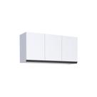 Armário Aéreo de Cozinha em Aço 120cm 3 Portas Gaia