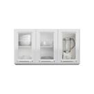 Armário Aéreo de Cozinha Itatiaia Luce 3 Portas com Vidro Branco IPV3-105