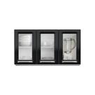 Armário Aéreo de Cozinha Itatiaia Luce 3 Portas com Vidro Preto IPV3-105 Armário Aéreo de Cozinha Itatiaia Luce 3 Portas com Vidro Preto IPV3-105