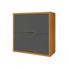 Armário Aéreo de Cozinha Modular 2 Portas Basculas Nesher Imperatriz 80cm MDF