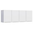Armário Aéreo de Cozinha Montado em Aço Branco 153cm Flora Cozimax