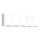 Armário Aéreo de Cozinha Montado em Aço Branco 192cm Jupiter Cozimax