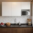 Armário Aéreo de Cozinha Multiuso 120x70 Modular 3 Portas Nicho Microondas Forno Rafaro