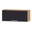Armário Aéreo Ditália Aspen 1Pt Carv/Preto CD-203 Cozy