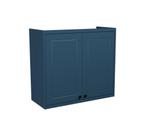 Armário Aéreo Évora 2 PT Azul Orion 80 cm
