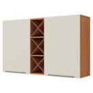 Armário Aéreo Favorita 120cm 2 Portas MDF Bater Cinamomo Areia Zanzini Móveis Armário Aéreo Favorita 120cm 2 Portas MDF Bater Cinamomo Areia Zanzini Móveis