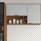 Armário Aéreo Firenze 120cm 2 Portas - Nicho
