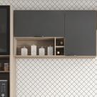 Armário Aéreo Firenze 120cm 2 Portas - Nicho