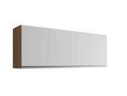 Armário Aéreo Gabinete Multiuso Andreia 160cm - AM/BC - Ajl Móveis