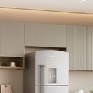 Armário Aéreo Geladeira 1 Porta Basculante Simone Mendes 80cm 100% Mdf