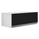 Armário Aéreo Geladeira 70cm Texas Branco/Preto - Lumil Móveis Armário Aéreo Geladeira 70cm Texas Branco/Preto - Lumil Móveis
