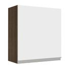 Armário Aéreo Glamy 60cm 1 Pt Rustic/Branco Madesa