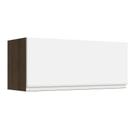 Armário Aéreo Glamy 80cm 1 Porta Rustic/Branco Madesa Armário Aéreo Glamy 80cm 1 Porta Rustic/Branco Madesa