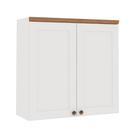 Armário Aéreo Iluminata 2 PT Branco 80 cm