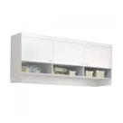 Armário Aéreo Infantil Eloisa com 3 Portas - Branco