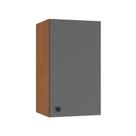 Armário Aéreo Kappesberg Pixel 1 Porta Canela/cinza Sagrado 40cm