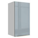Armário Aéreo Madesa Lux 35 cm 1 Porta - Branco/Cinza Armário Aéreo Madesa Lux 35 cm 1 Porta - Branco/Cinza