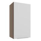 Armário Aéreo Madesa Stella 35 cm 1 Porta - Rustic/Branco Armário Aéreo Madesa Stella 35 cm 1 Porta - Rustic/Branco