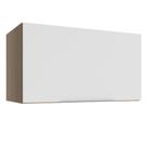 Armário Aéreo Madesa Stella 60 cm 1 Porta Basculante - Rustic/Branco Armário Aéreo Madesa Stella 60 cm 1 Porta Basculante - Rustic/Branco