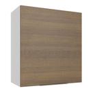 Armário Aéreo Madesa Stella 60 cm 1 Porta - Branco/Rustic Armário Aéreo Madesa Stella 60 cm 1 Porta - Branco/Rustic