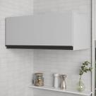 Armário Aéreo Maior Profundidade Porta Basculante 70cm Nara CabeCasa MadeiraOriginals Cinza