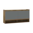 Armário Aéreo Maleiro Modulado 2 Portas 165cm Veneza Luciane Móveis