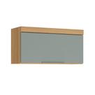 Armário Aéreo Marquesa 100% MDF 1 Porta Verde e Nature 80 cm Armário Aéreo Marquesa 100% MDF 1 Porta Verde e Nature 80 cm