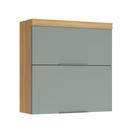 Armário Aéreo Marquesa 100% MDF 2 Portas Verde e Nature Armário Aéreo Marquesa 100% MDF 2 Portas Verde e Nature