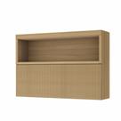 Armário Aéreo Marquesa com Nincho 12 cm 1 Porta Canelado Nature Nescher