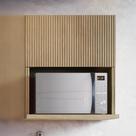 Armário Aéreo Micro 1 Porta Basculante 70cm 100% MDF Rainha Nature Nesher