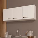 Armário Aéreo Modulado Fidelitá Suiça 120cm 3 Portas Branco Armário Aéreo Modulado Fidelitá Suiça 120cm 3 Portas Branco