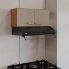 Armário Aéreo Modulado Para Geladeira Fidelitá Mariana 70cm 2 Portas FreijóCamurça