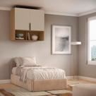 Armário Aéreo Modulado para Quarto 2 Portas 100cm 100% MDF Clean Altezza Armário Aéreo Modulado para Quarto 2 Portas 100cm 100% MDF Clean Altezza