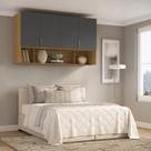 Armário Aéreo Modulado para Quarto 4 Portas 170cm 100% MDF Clean Altezza