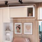 Armário Aéreo Modulado Solteiro 1 Porta Infinity